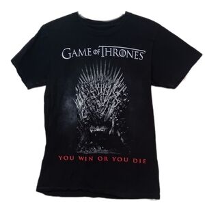 Game of Thrones Black Graphic T-Shirt